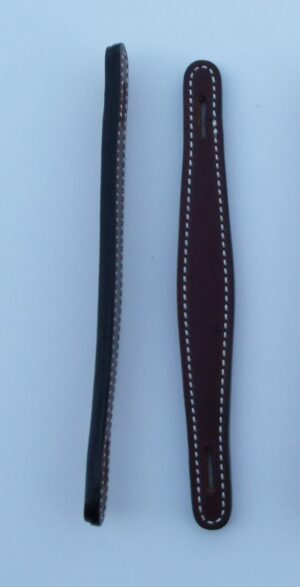 Flat leather handle