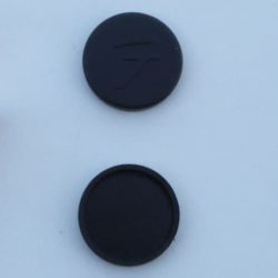black plastic cap (for 1/4" mono plug)