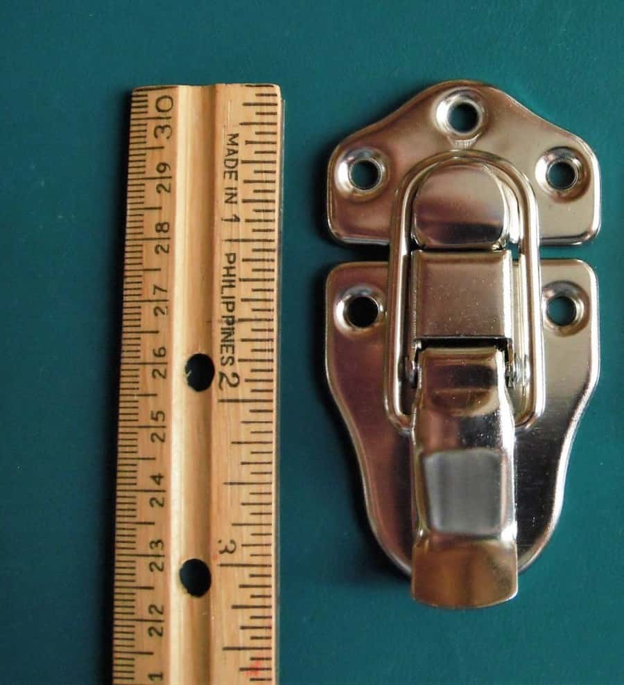 Nickel Case Latch DLN - Large - Guitar and Amp Parts