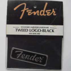 Fender Tweed logo / badge black 90's