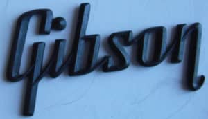 Gibson Amp Logo Large Black