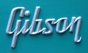 Gibson Silver Logo for guitar