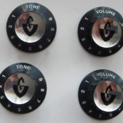 GUILD Guitar Knobs 2-tone & 2-vol - Black