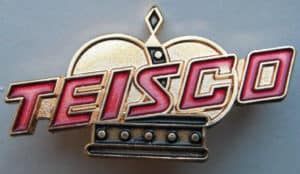 TEISCO Logo / Badge gold & red